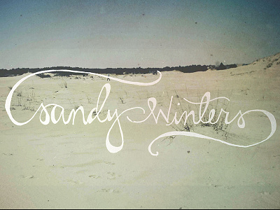 Sandy Winters design draw hand lettering sketch type typography