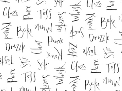 Farm & Fable hand drawn hand made lettering pattern script tissue paper