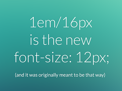 16px is the new 12px digital flat typography ui web web design