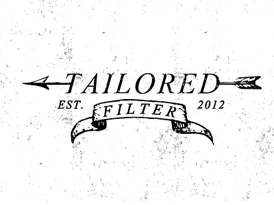 Tailored Filter Photography crest logo vintage