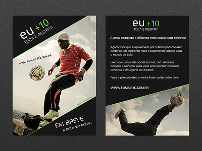 Flyer Eu+10 flyer futebol press soccer