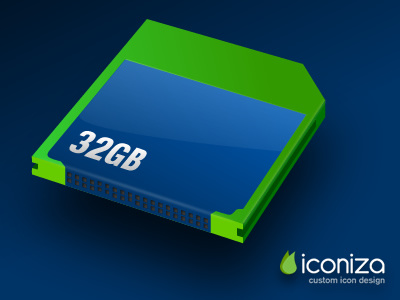 Memory Card custom design icon iconiza