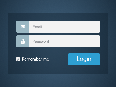 Login form button form gui interface login signin textfield ui web