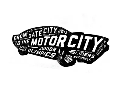 Track Club Nationals shirt car detroit motor city shirt track field