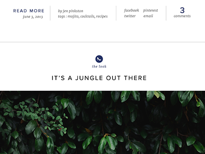 the effortless chic / website black blog blue chic effortless navy blue sans serif serif website white