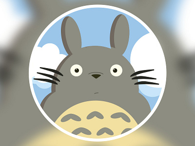 Totoro! fun illustration miyazaki my neighbor totoro series totoro