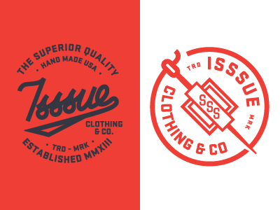 Isssue badge custom logo type