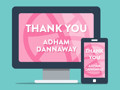 Thanks Adham flat invite shot thanks ui