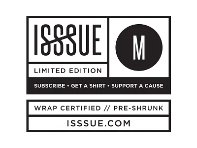 Tag Print isssue medium screenprint tag