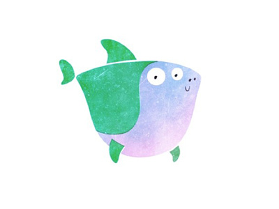Plumply shark animal illustration see shark