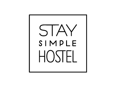 Stay Simple Hostel fuentoovehuna hostel logo simple type