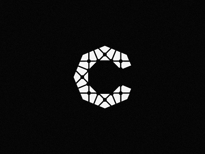 C mark, wip board c hexa letter logo mark shape software technology techy