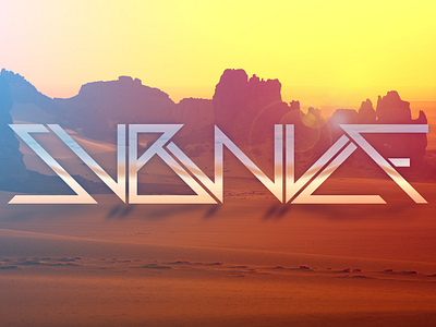 Subwulf Desert desert edm glare logo subwulf