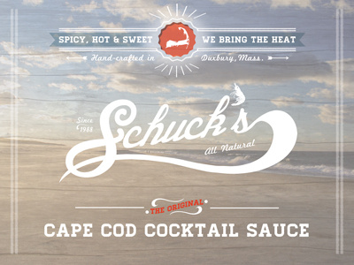 Schuck's Beach branding identity