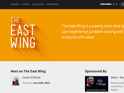 The East Wing (WIP podcast the east wing