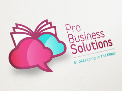 Pro Business Solutions Logo design logo