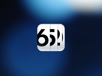 数读 icon app black and white icon ios