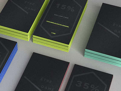 Mohe discount cards branding card design discount identity mohe poland zalot