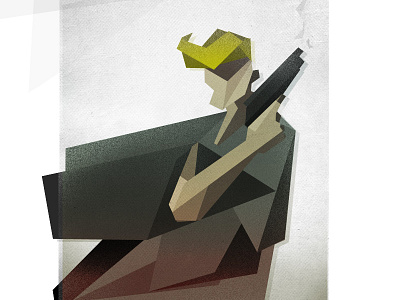 Gunman Illustration (Personal) abstract illustration