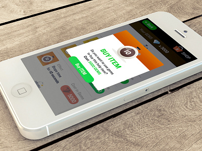 Buy Item app buy interface ios item shop timer ui ux videogame