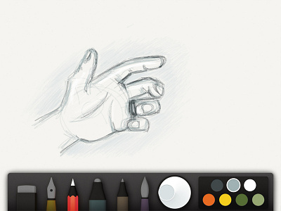 Hand Expo drawing illustration ipad paper