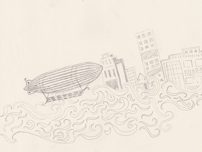 Zeppelin Sketch pencil