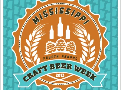 Mississippi Craft Beer Week beer logo mississippi