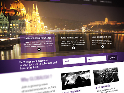 Landing Page WIP landing page