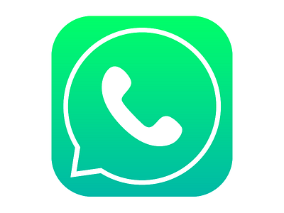 Whatsapp icon with iOS7 style icon ios ios7 iphone whatsapp