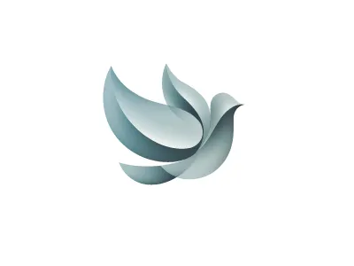 Pigeon animal bird dove icon identity illustration light logo pigeon smooth vector