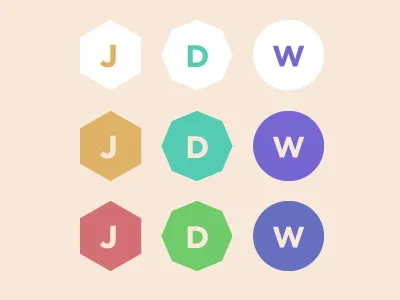 Colors branding color d j jdw jordan whalen mark personal rgb w