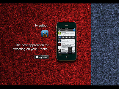 Carpet - iPhone app landing page app carpet iphone landing page