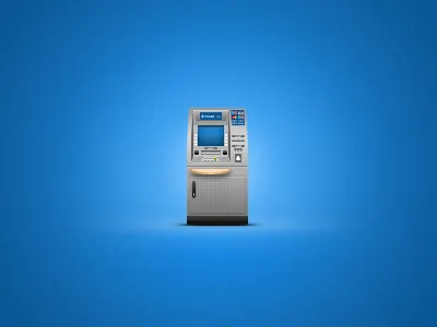 ATM icon atm bank icon illustration money web design