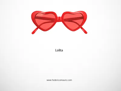 Lolita eyewear famous eyeglasses federico mauro kubrick loilita