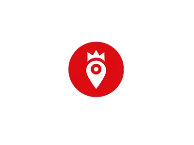 Maps app logo communication agency crown design eye logo logo design logo designer map mape pavel surovy pin search