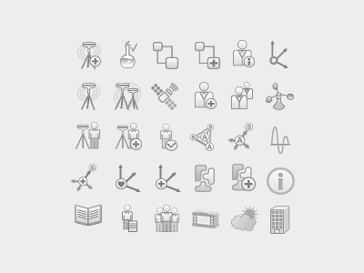 Icon Set icon illustration work