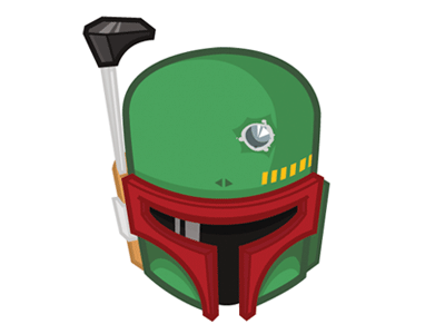 Boba Fett boba bobafett bountyhunter character freelance illustrator illustratie illustration star wars illustrations starwars vector