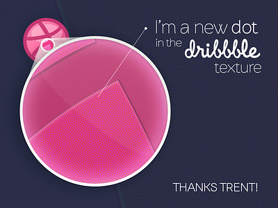 Thanks @mctrent!! debut dot gracias texture thanks trent