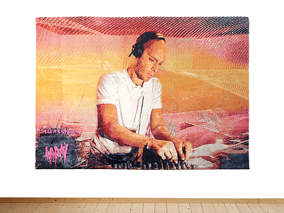 Design on a handknotted carpet carpet photo photoshop