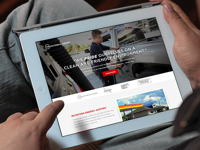 McIntosh Energy Site Mockup (Version 2) design ipad ipad mini mcintosh energy mockup photoshop redesign responsive ui ux web design