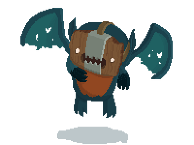 Winged Gremlin - Pixel Edition adventure board creature fantasy game gremlin illustration monster playing roll rpg winged