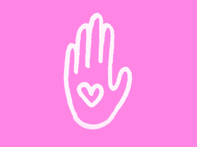 Another logo idea hand heart lefthand lefty logo mark marker