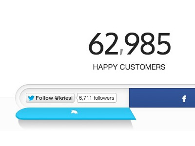 Kriesi.at Follow/Share Button button concept facebook kriesi twitter web design