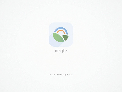 Cirqle blue cirqle flat green ios iphone longshadow orange