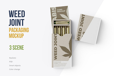 Weed Joint Cannabis Packaging 3 PSD cannabis cannabis joint cannabis joint mockup cannabis weed cannabis weed mockup fu ganja joint joint mockup marihuana marijuana marijuana weed marijuana weed mockup medical cannabis medical marijuana pot weed weed joint cannabis packaging weed mockup