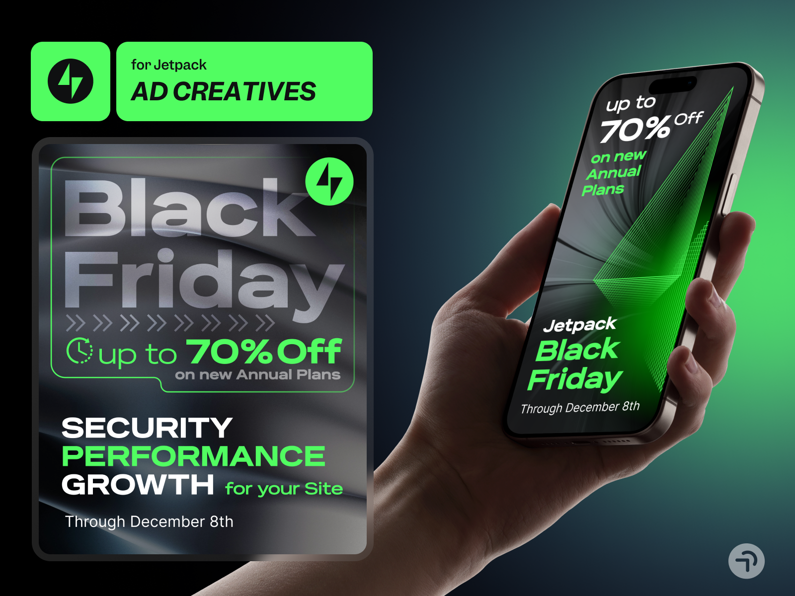 Banners Design for Jetpack banner creatives graphic design