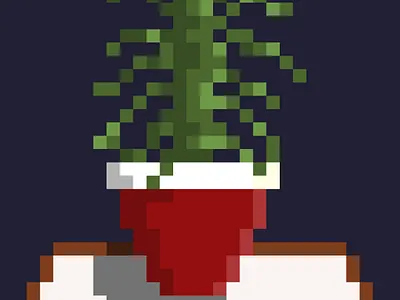 Planter aseprite pixel art