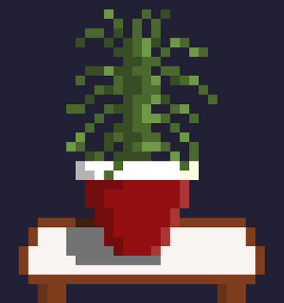 Planter aseprite pixel art