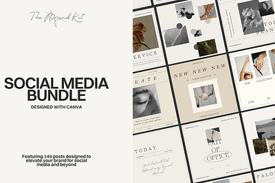 Social Media Bundle (144 Posts) canva canva instagram canva instagram puzzle canva template instagram canva instagram carousel instagram marketing instagram post instagram posts instagram stories instagram template marketing kit marketing template minimal social media social media bundle social media canva social media stratergy templates for canva templates for instagram