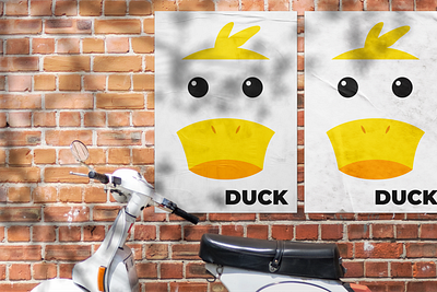 Poster design cover design dribble challenge duck graphic design poster poster design wallpaper